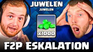 Wie TRYMACS & ICH 1.000 GEMS in NUR 1 TAG erspielt haben... F2P Projekt  Clash Royale Deutsch