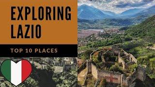 10 places You MUST see in the LAZIO region 4K 