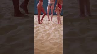 Hot Girls in Swimsuits Caught on Hidden Camera #shorts #beachwalk