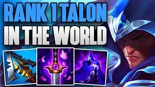 RANK 1 TALON IN THE WORLD CARRIES HIS TEAM  CHALLENGER TALON MID GAMEPLAY  Patch 13.24 S13