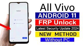 All Vivo Gmail Account Bypass ANDROID 11 without pc - 100% NEW METHOD 2024