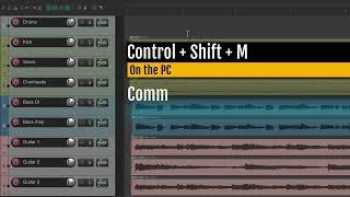 Using a Sub Master or Controller Tracks in REAPER