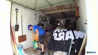 Satisfying Garage Cleaning Time-lapse