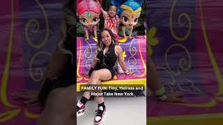 FAMILY FUN Tiny Harris Takes Major and Heiress On NYC Adventure  #shorts #tinyharris #shortsfeed