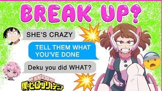 Uraraka is JEALOUS  BNHA Texts - MHA Chat - IzuOcha