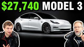 $27740 Tesla Model 3  Tesla Time News