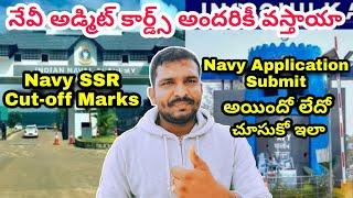 Navy SSR Admitcard Cut-off Marks In Telugu  Navy Agniveer Admitcard Cutoff  Navy Online Coaching