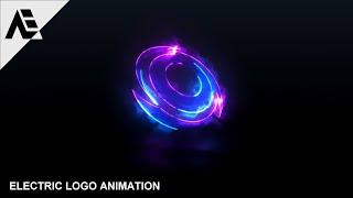 After Effects Tutorial Electric Logo Animation in After Effects Saber Plugin