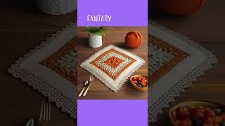 Vivid inspiration woolen napkins #crochet #knitted #handmade #trending #napkin #napkins #trend @art