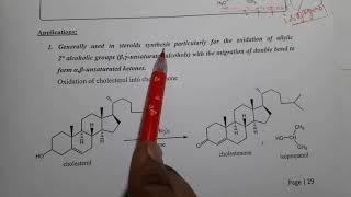 OPPENAUER OXIDATION - Mechanism and its applications