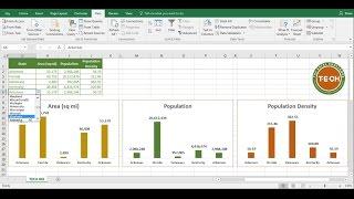 TECH-001 - Compare data in charts selecting values from dropdown menus