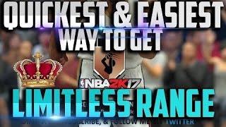 NBA 2K17  HOW TO GET LIMITLESS RANGE