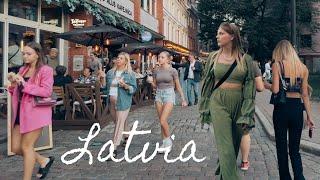 Riga Latvia Walking Tour 2024 4k   Old Town Riga Festival Tourist Attractions Full Tour