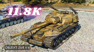 OBJEKT 268 V 4  - 11.8K Damage 10 Kills World of Tanks   #wot #worldoftanks