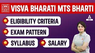 Visva Bharti MTS Recruitment 2023  Syllabus Salary Exam Pattern Eligibility Criteria