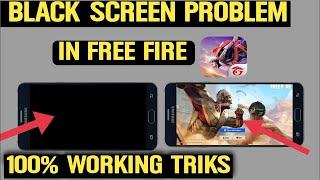 free fire black screen  problem solved 101%