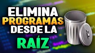 Como desinstalar programas de mi pc por completo de raiz que no se dejan Windows 101172024-2025