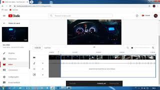 Como Editar e Cortar Vídeo no Youtube