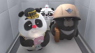 【Bamboo Panda️】When u got annoyed   Chinese Short Animation  熊猫班卜#funny #panda #パンダ #cartoon