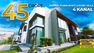 4 Kanal Most Luxurious Ultra Smart HouseVillas in Bahria Town Lahore