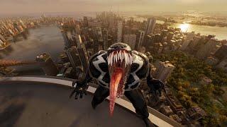 VENOM Free Roam Gameplay ALL WEATHERS - Marvel’s Spider-Man 2 PS5 4K60FPS