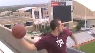 Worlds Longest Basketball Shot  3rd DECK VIEW  Dude Perfect