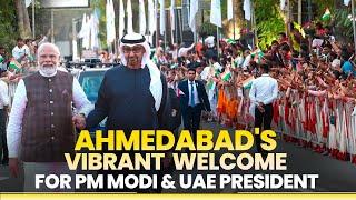 Ahmedabads affection for PM Modi & UAE President during massive roadshow