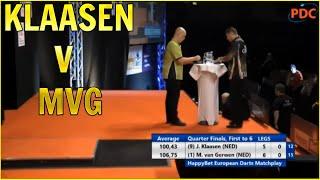 Awkward Ending To A Darts Match - Michael van Gerwen v Jelle Klaasen