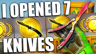 I Opened 7 Knives... Breakout and Revolver Case Opening  TDM_Heyzeus