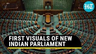 Bigger Better First look of new Parliament building Inside view on camera