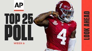 College Football Week 6 AP Top 25 Look Ahead Does Alabama deserve to take No. 1?