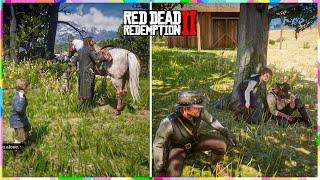 Jack Messes with Kieran and Uncle  Hidden Dialogue - Red Dead Redemption 2