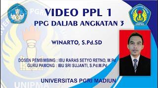 VIDEO PPL 1 EDITED 15 MENIT PPG DALJAB 2021 ANGKATAN 3  UNIVERSITAS PGRI MADIUN
