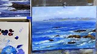 Creating Stunning Seascapes With Acrylics Acrylic Painting Tipsi