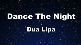 Karaoke Dance The Night - Dua Lipa 【No Guide Melody】 Instrumental Lyric