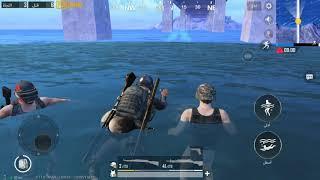 لاول مرة بتاريخ ببجي الزون يقفل في الماء  شاهد ماذا فعلت #ببجي  #زومبي #pubg mobile