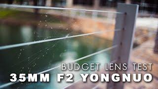 BUDGET LENS Real World Test Yongnuo 35mm f2 POV photo walk