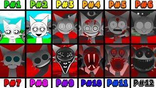 Incredibox Sprunki All Phases Phase 7 VS Phase 8 VS Phase 9 VS Phase 10 VS Phase 11 VS Phase 12