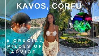 KAVOS CORFU  WORTH A PARTY DESTINATION ?  PROS CONS & ADVICE