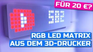 RGB-LED-Matrix für 20 € selbstgebaut? ​🟥 🟩​ 🟦 Awtrix Light-Setupguide für ein DIY-Projekt