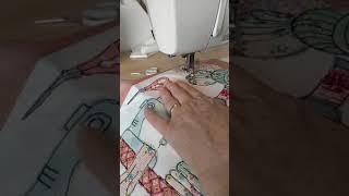 Stitching balls of wool freemotion style