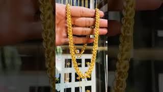 New latest Men gold chain design 15 gram only 916 BIS 2022 #shorts