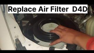 How to Replace Innova Air Filter D4D