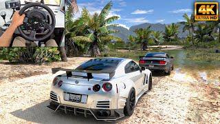 Nissan GTR NISMO & Ford Mustang Shelby GT500  Forza Horizon 5  Thrustmaster T300RS gameplay