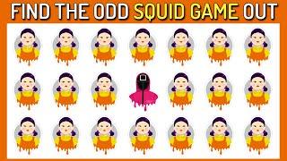 HOW GOOD ARE YOUR EYES #186 l Find The Odd Squid Game Out l Squid Game Puzzles