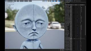 Mr. Pillhead - Blendshapes Preview in Unreal Engine 5