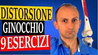 Distorsione al Ginocchio i Sintomi e 9 Esercizi di Fisioterapia