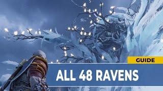 God of War Ragnarok - All 48 Odins Ravens Locations