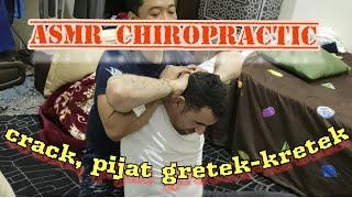 ASMR crackchiropractic arab saudi.pijat kretek-kretek.