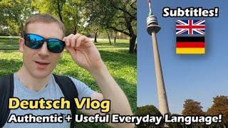  Listen to Natural GERMAN Input Beim Donauturm in Wien 